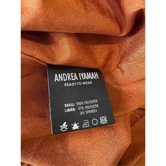 NWT ANDREA IYAMAH Reni cut-out midi dress Size M $225 - Picture 10 of 11